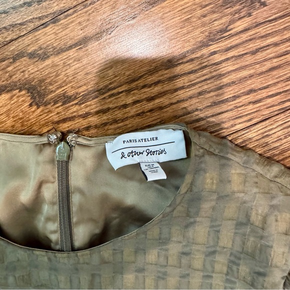 & other stories puff sleeve mini dress - Picture 3 of 5